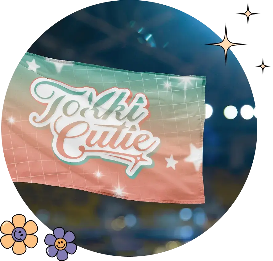 Tokki Cutie Flag